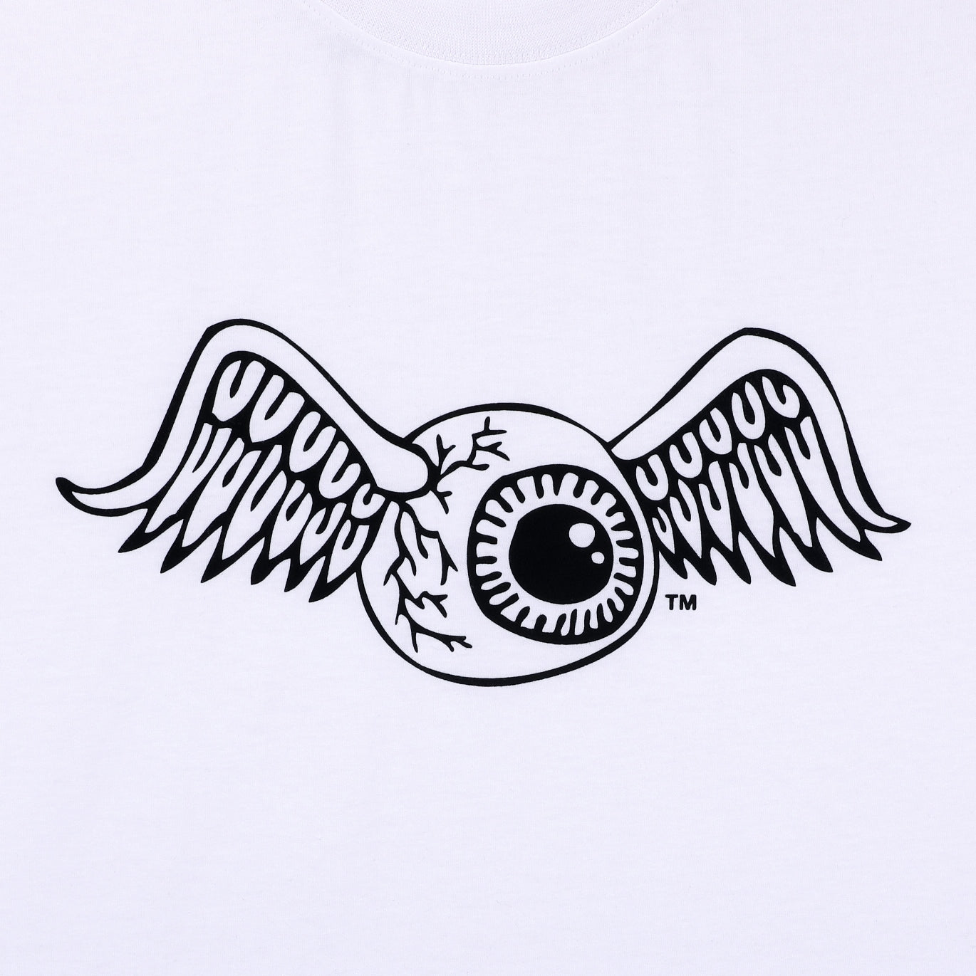 Von Dutch Unisex Flying Eyeball White Sleeveless T-Shirt
